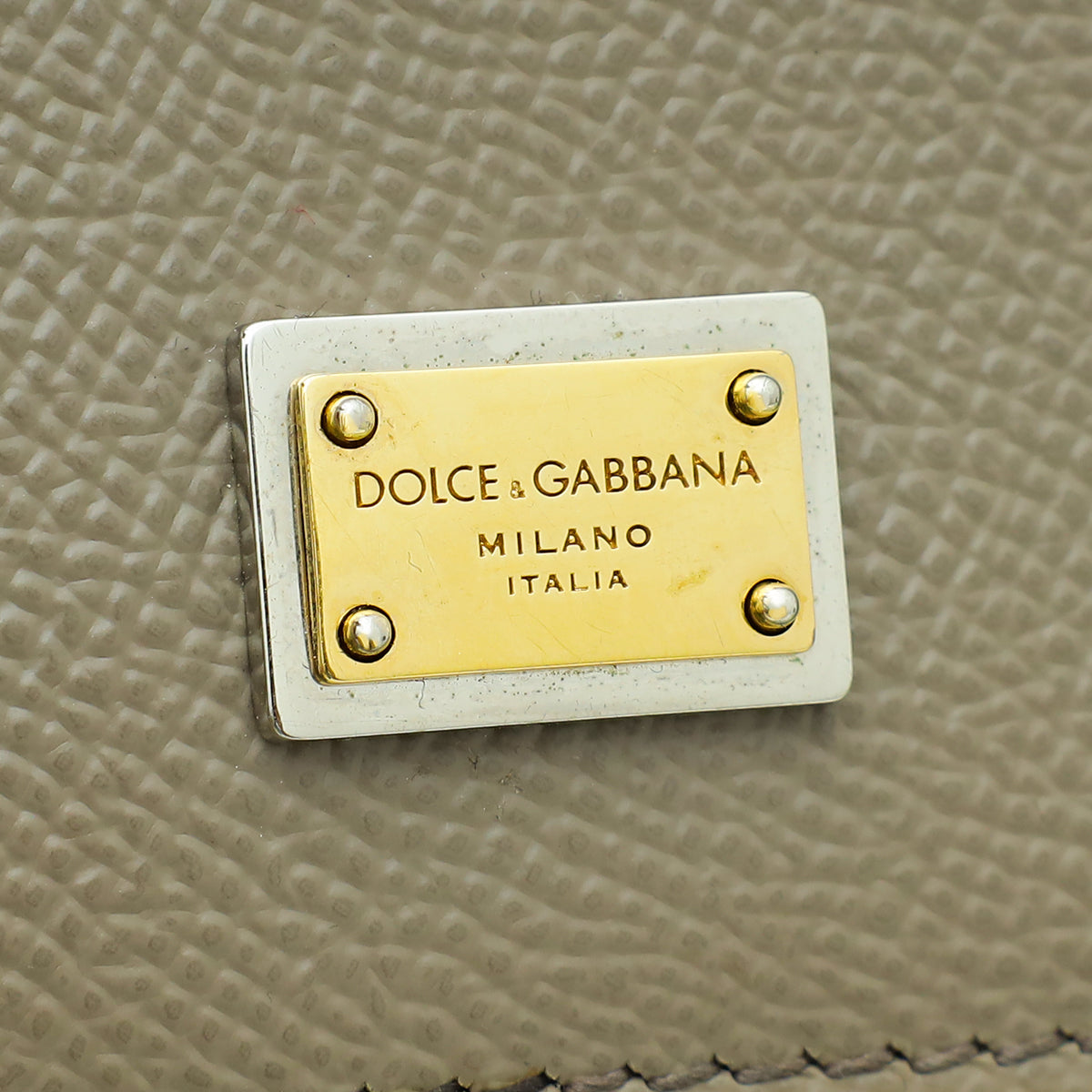 Dolce & Gabbana Grey Dauphine Sicily Small Bag