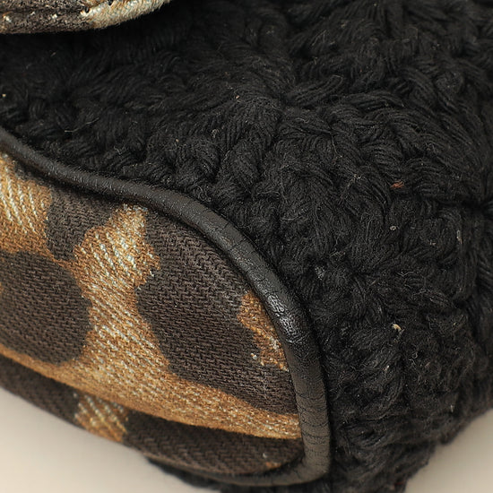 Dolce & Gabbana Brown Leopard Print Clutch Bag-Dolce & Gabbana-THE CLOSET