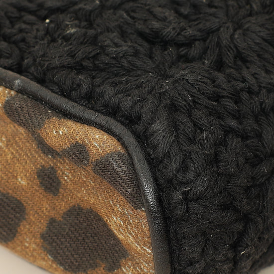 Dolce & Gabbana Brown Leopard Print Clutch Bag-Dolce & Gabbana-THE CLOSET