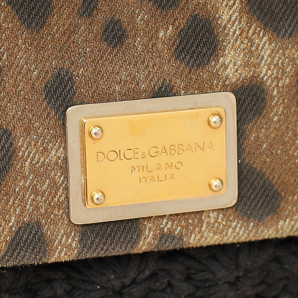Dolce & Gabbana Brown Leopard Print Clutch Bag-Dolce & Gabbana-THE CLOSET
