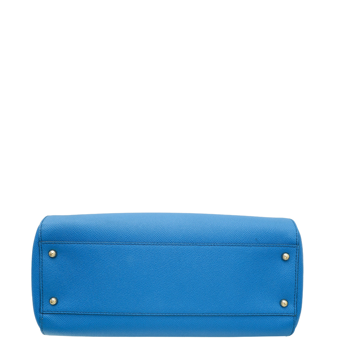 Dolce & Gabbana Azur Blue Sicily Dauphine Large Flap Bag