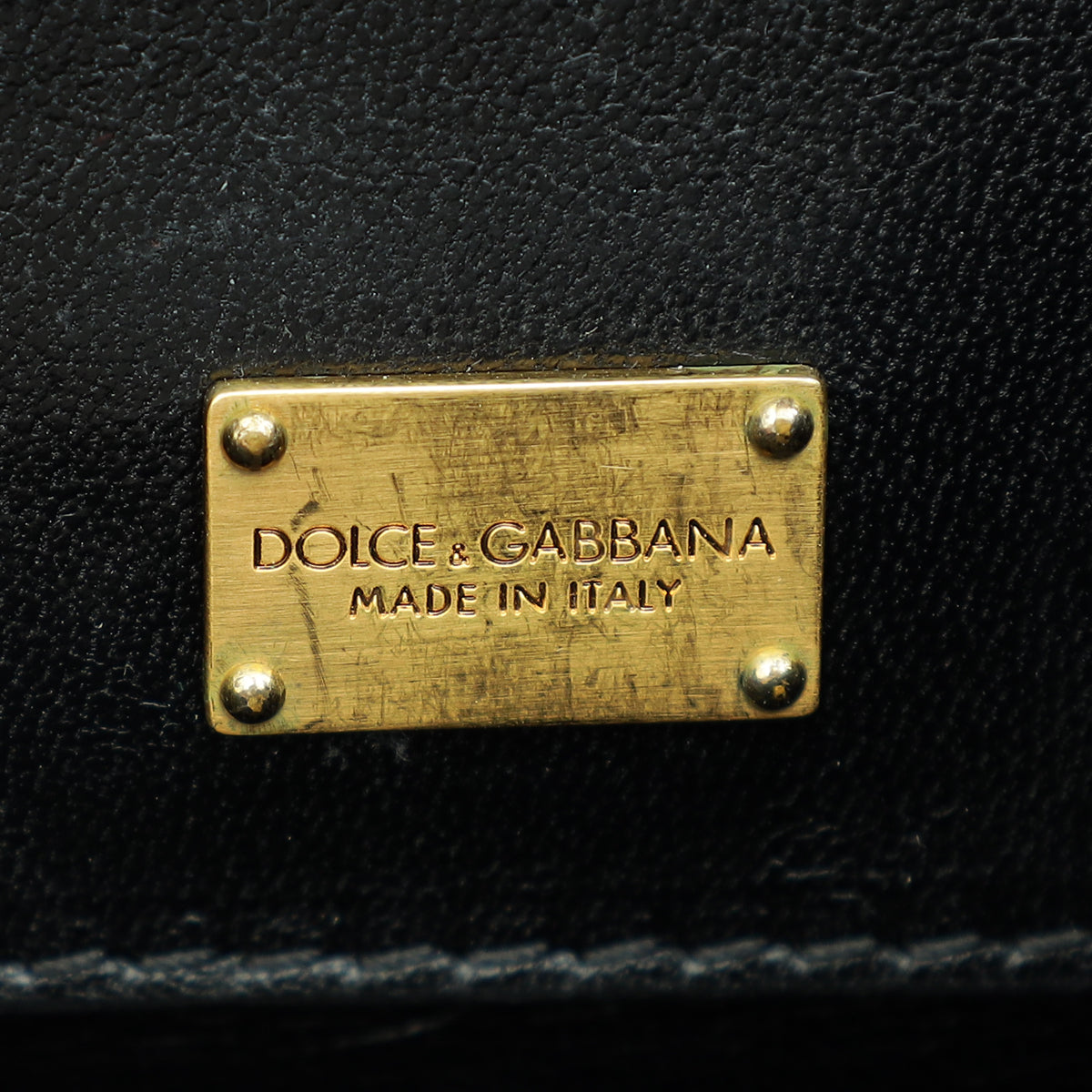 Dolce & Gabbana Dark Teal Stitched Sicily Top Handle Bag