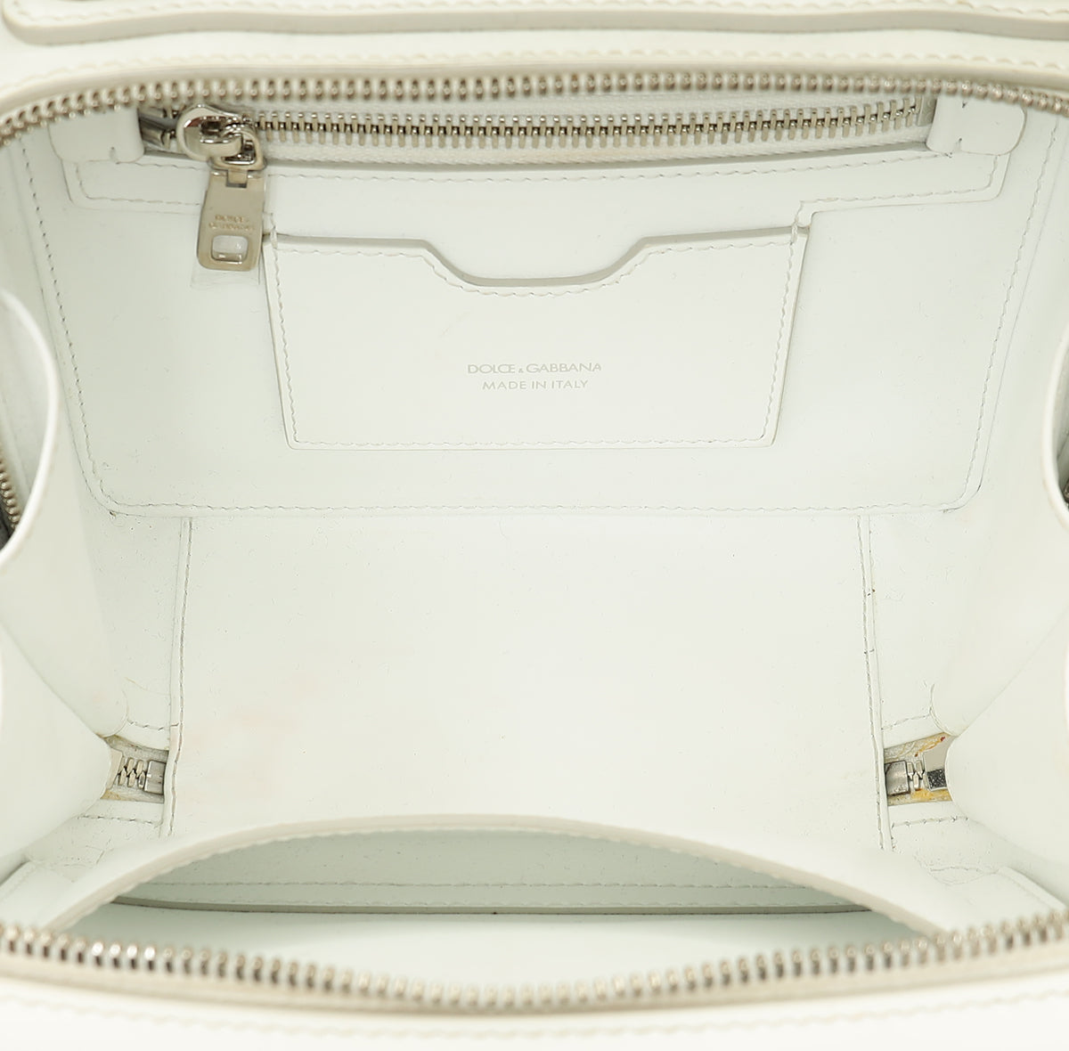 Dolce & Gabbana White 3.5 Top-Handle Bag-Dolce & Gabbana-THE CLOSET