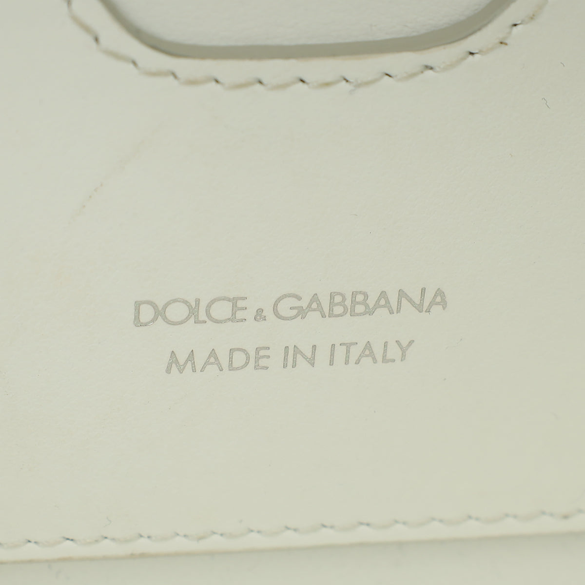Dolce & Gabbana White 3.5 Top-Handle Bag-Dolce & Gabbana-THE CLOSET