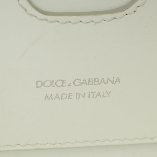 Dolce & Gabbana White 3.5 Top-Handle Bag-Dolce & Gabbana-THE CLOSET