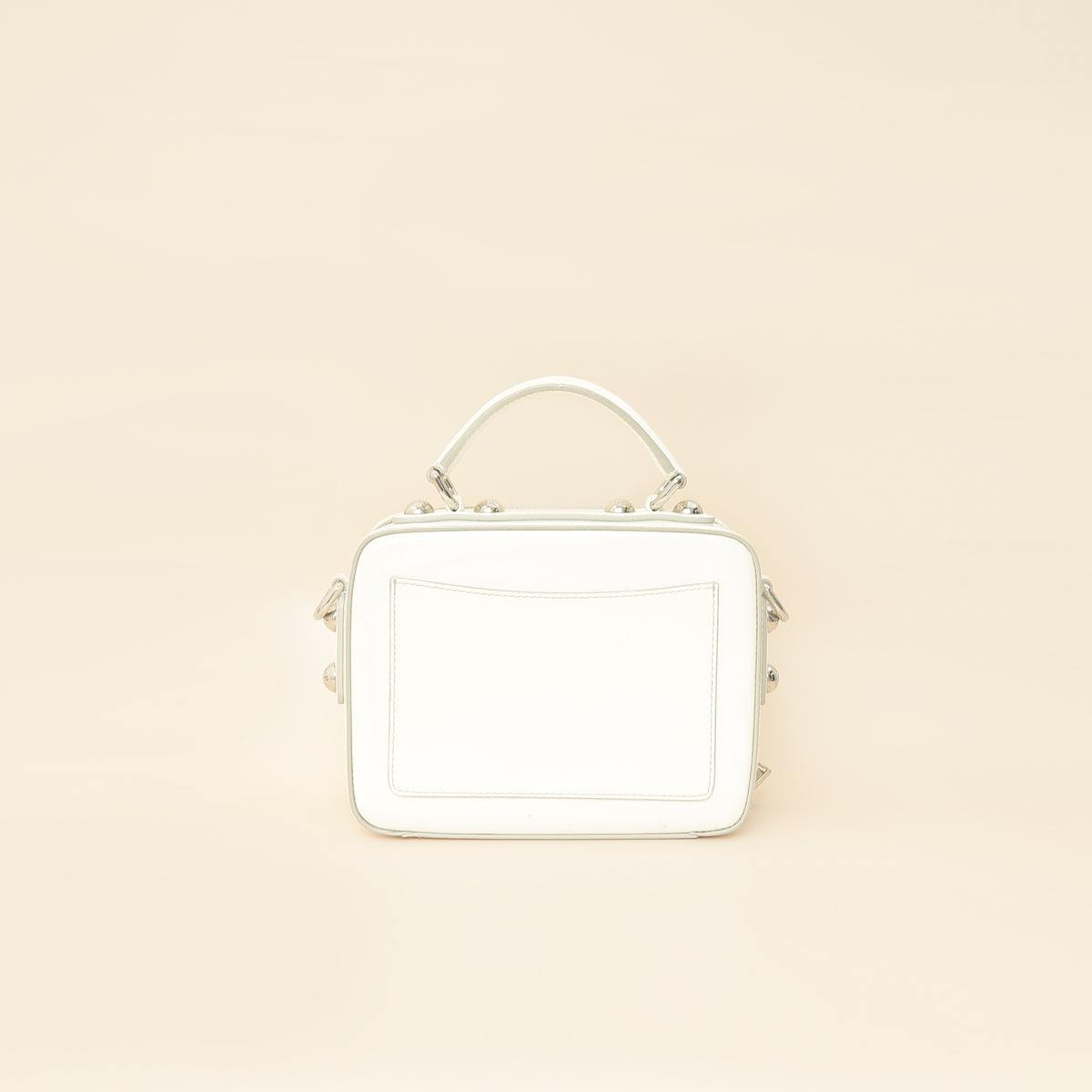 Dolce & Gabbana White 3.5 Top-Handle Bag-Dolce & Gabbana-THE CLOSET