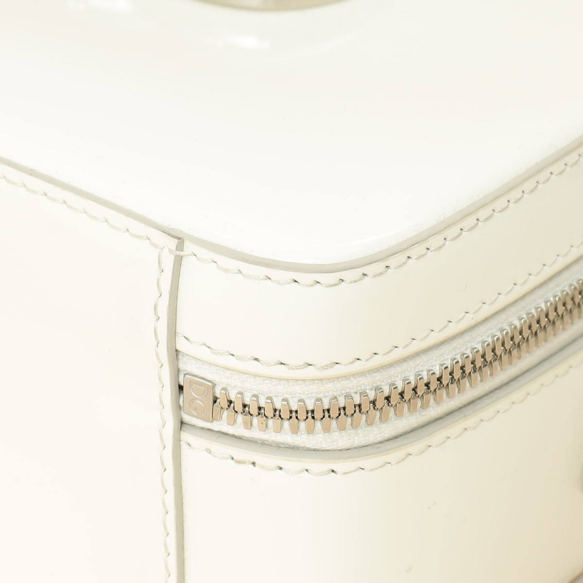 Dolce & Gabbana White 3.5 Top-Handle Bag-Dolce & Gabbana-THE CLOSET