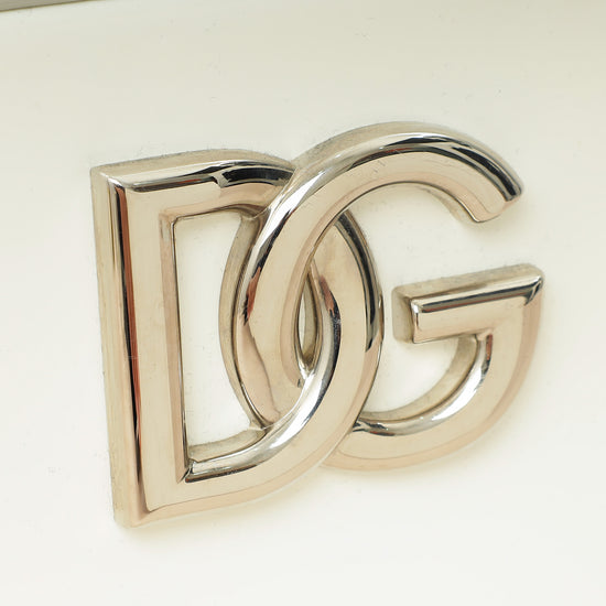 Dolce & Gabbana White 3.5 Top-Handle Bag-Dolce & Gabbana-THE CLOSET