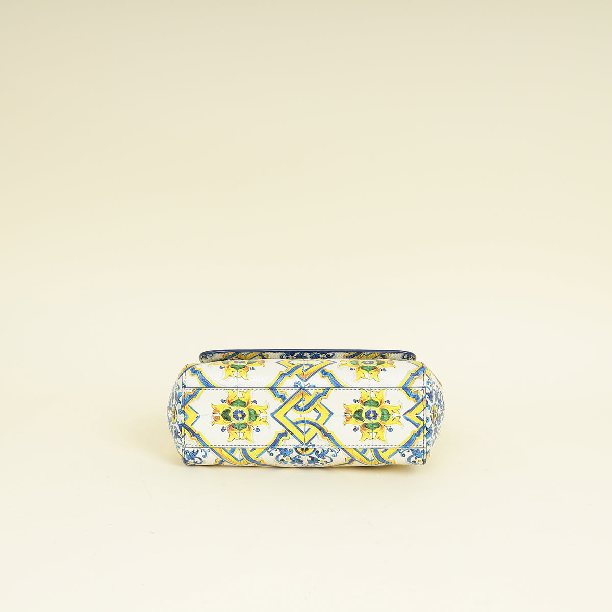 Dolce & Gabbana Multicolor Majolica Print Sicily Small Bag