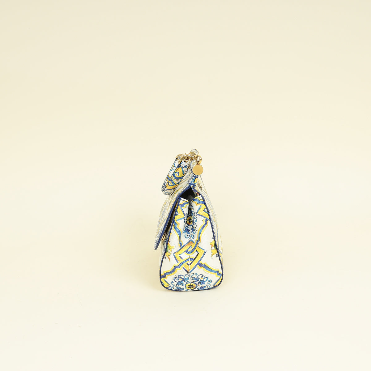 Dolce & Gabbana Multicolor Majolica Print Sicily Small Bag