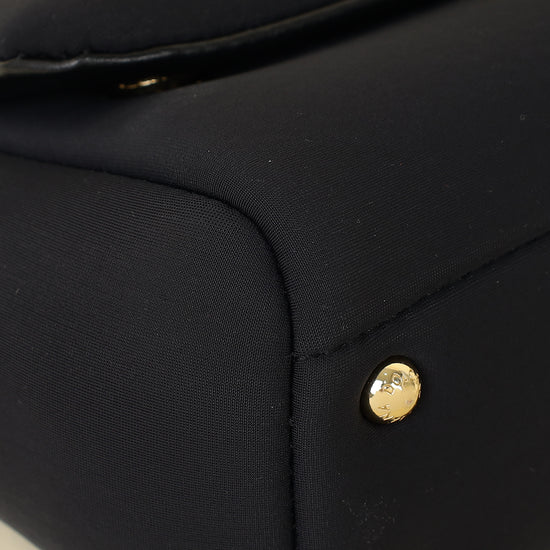 Dolce & Gabbana Black Neoprene Sicily Small Bag-Dolce & Gabbana-THE CLOSET