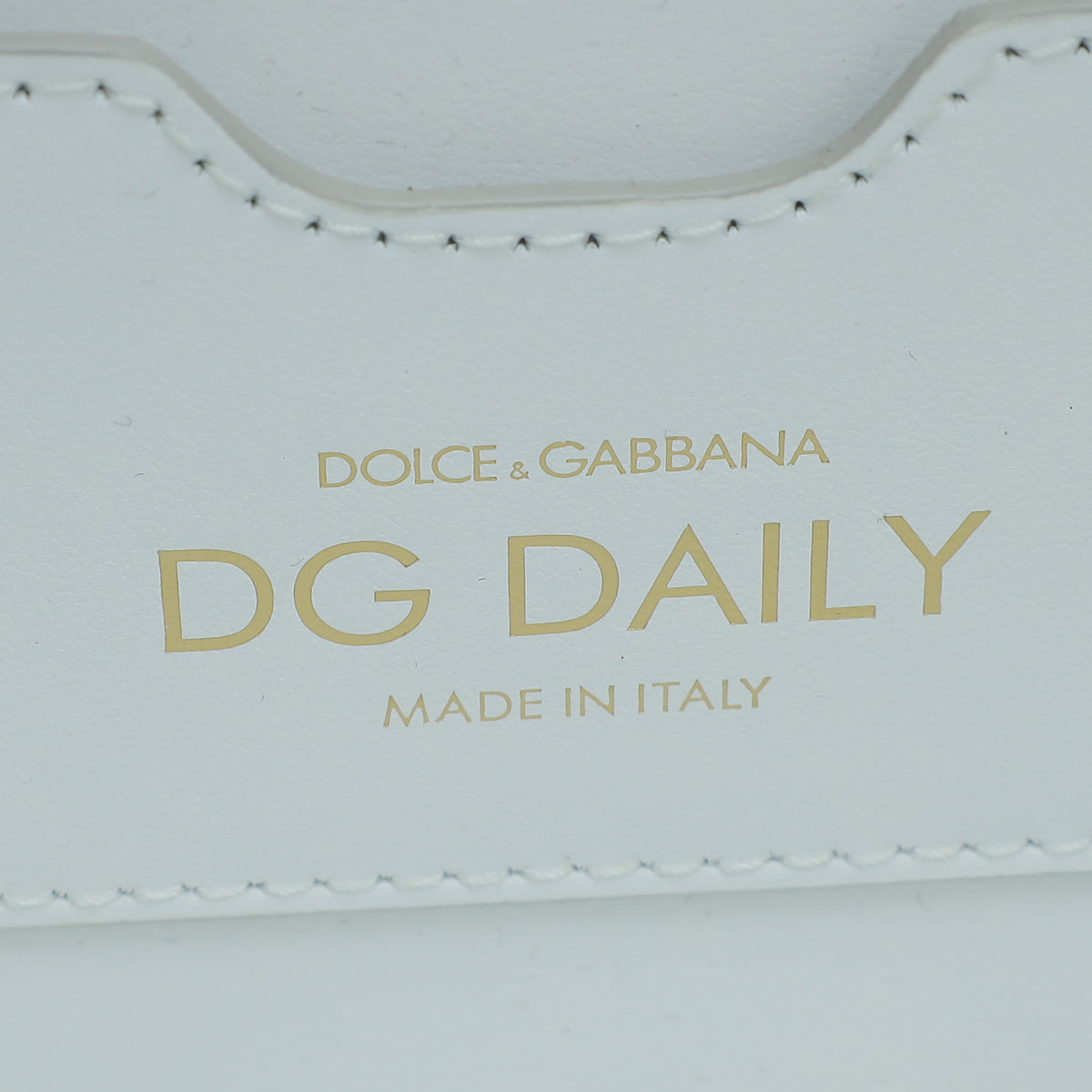 Dolce & Gabbana White Daily Logo Medium Tote Bag