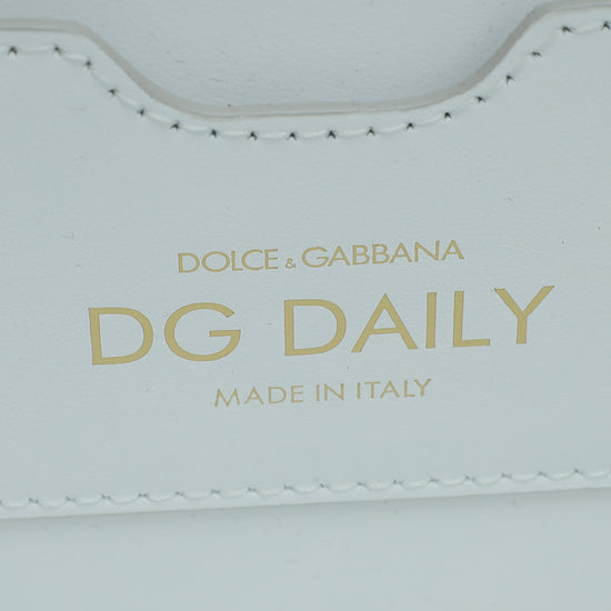 Load image into Gallery viewer, Dolce &amp;amp; Gabbana White Daily Logo Medium Tote Bag
