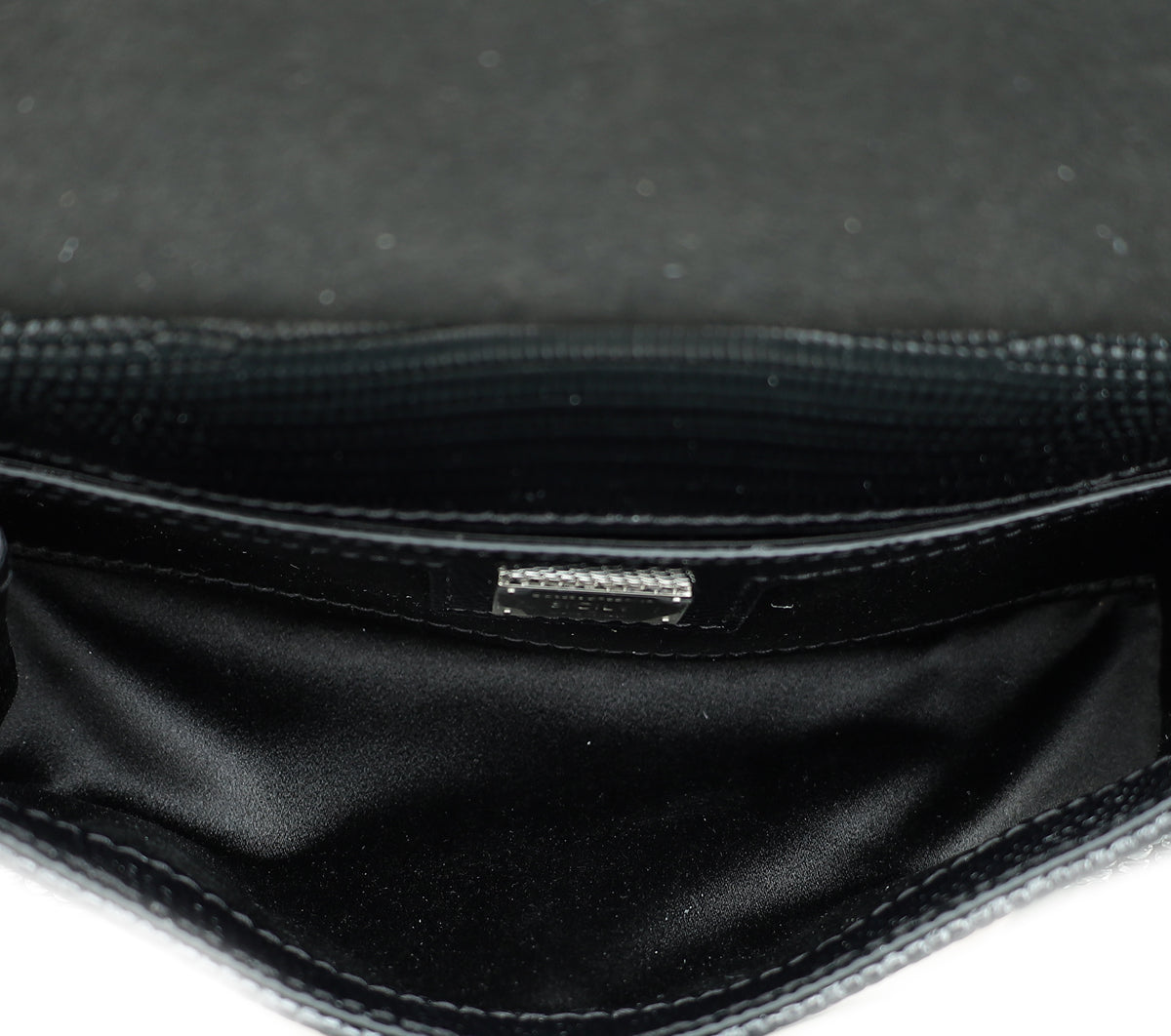Dolce & Gabbana Black Sicily Crystal Embellished Top Handle Small Bag