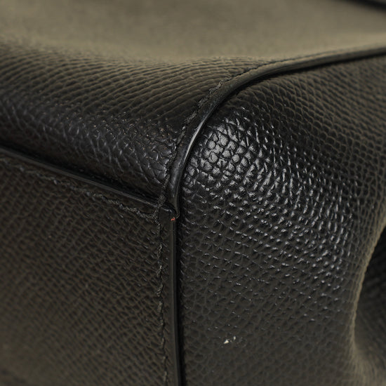 Dolce & Gabbana Black Dauphine Sicily Micro Bag-Dolce & Gabbana-THE CLOSET