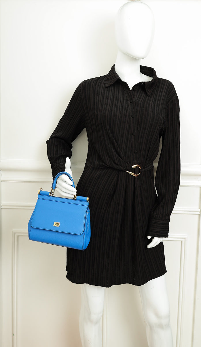 Dolce & Gabbana Royal Blue Sicily Small Bag-Dolce & Gabbana-THE CLOSET