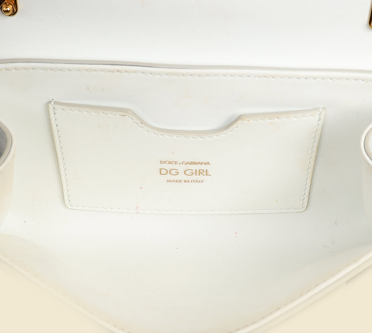 Dolce & Gabbana White DG Girl Phone Chain Bag-Dolce & Gabbana-THE CLOSET