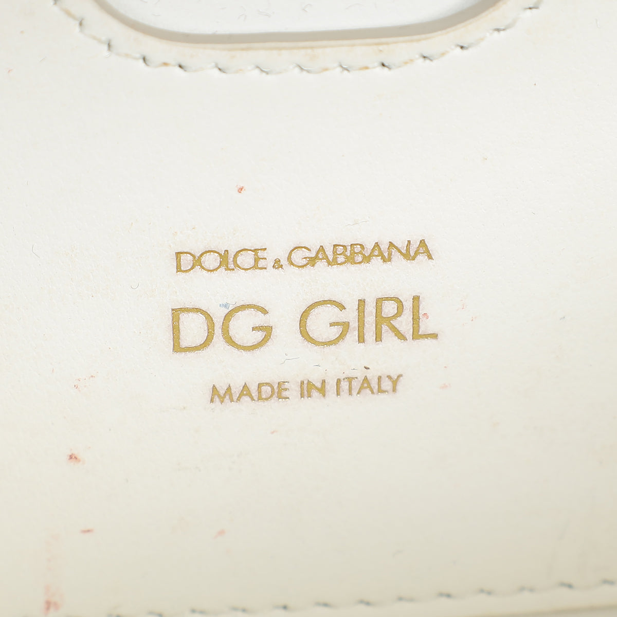 Dolce & Gabbana White DG Girl Phone Chain Bag-Dolce & Gabbana-THE CLOSET