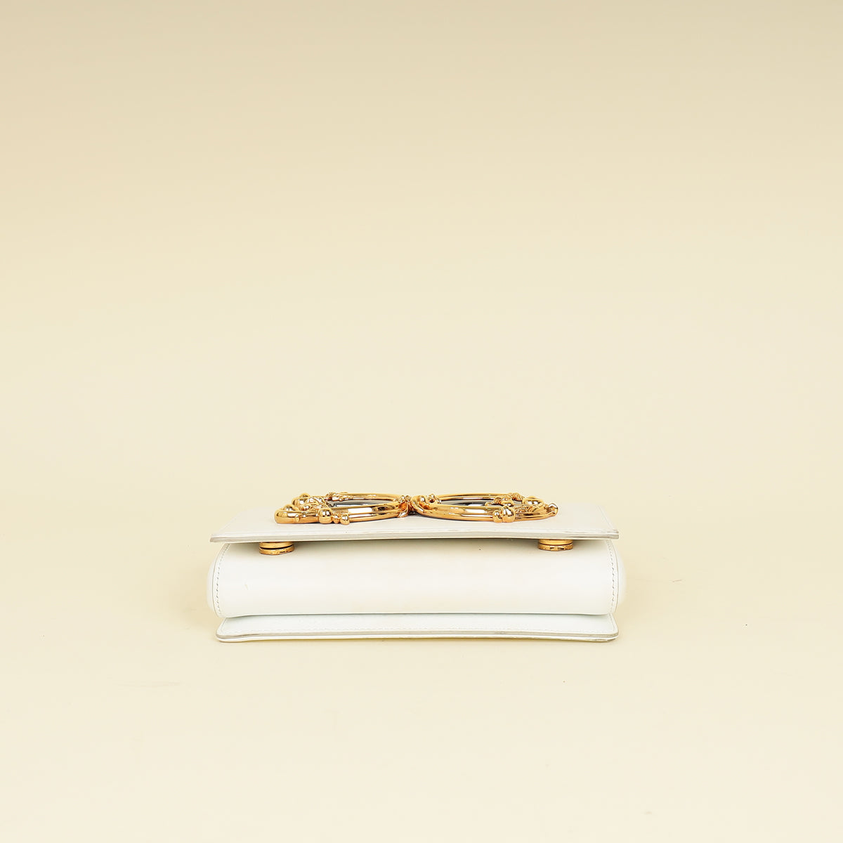 Dolce & Gabbana White DG Girl Phone Chain Bag-Dolce & Gabbana-THE CLOSET