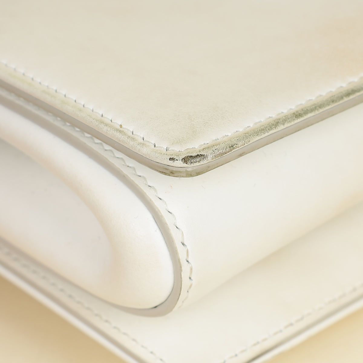 Dolce & Gabbana White DG Girl Phone Chain Bag-Dolce & Gabbana-THE CLOSET