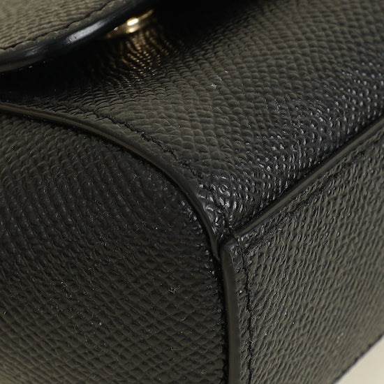 Dolce & Gabbana Black Small Miss Sicily East West Bag