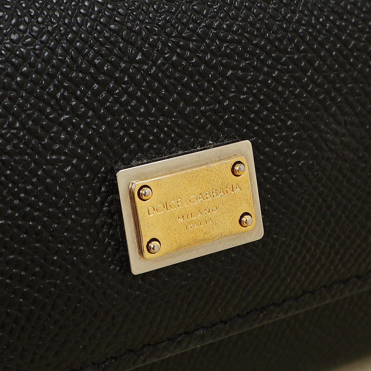 Dolce & Gabbana Black Small Miss Sicily East West Bag