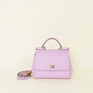Dolce & Gabbana Lilac Sicily Dauphine Small Bag