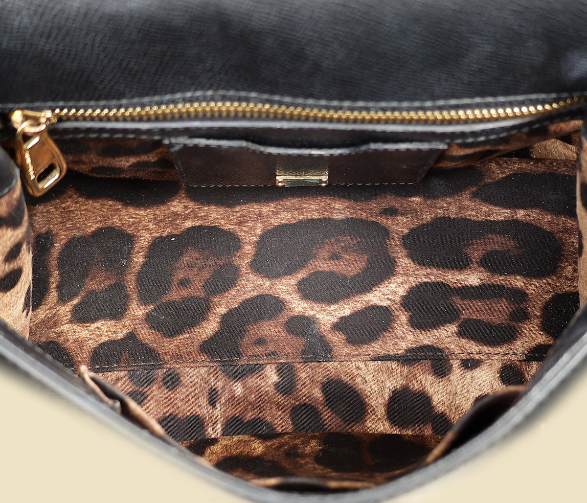 Dolce & Gabbana Black Dauphine Sicily Medium Bag-Dolce & Gabbana-THE CLOSET