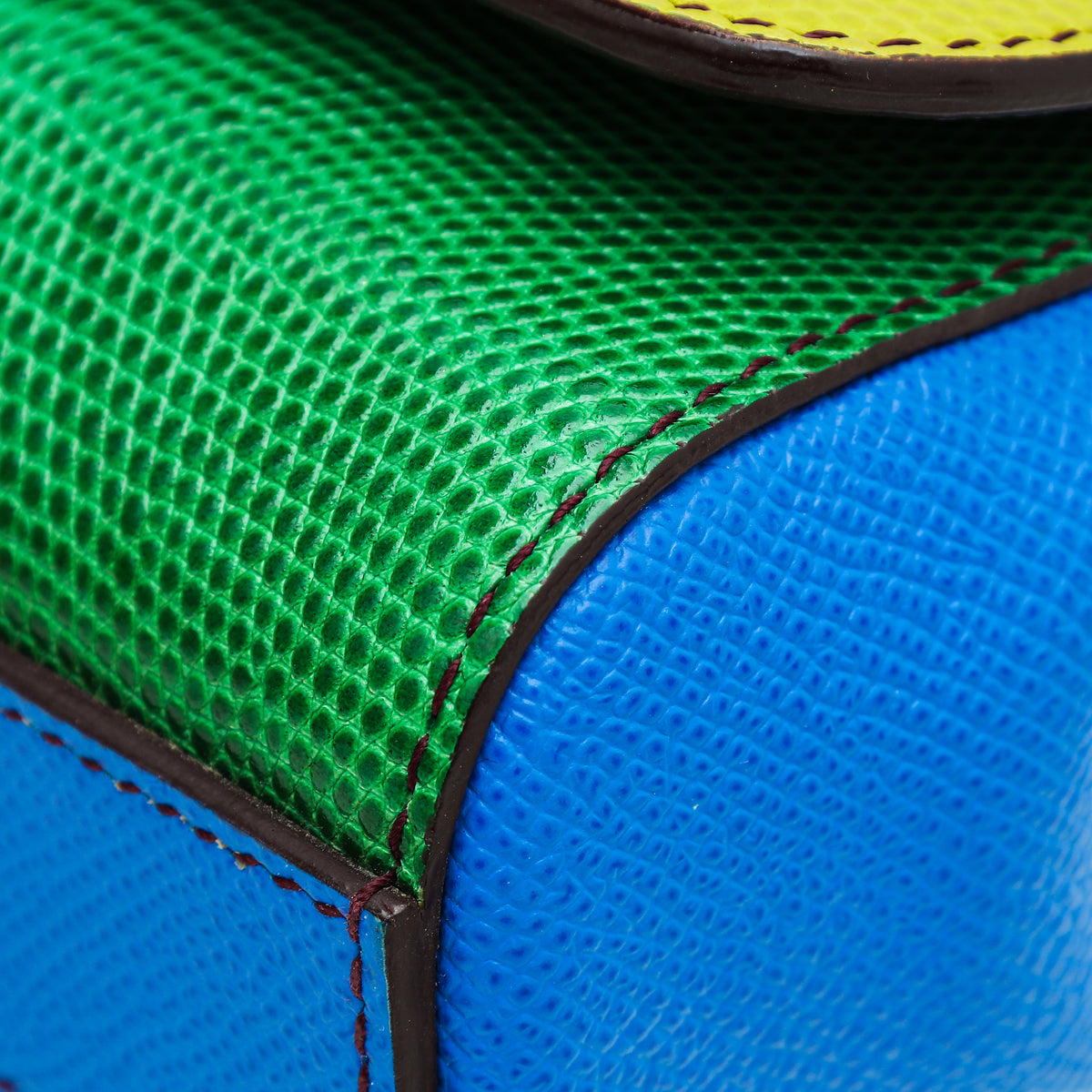 Dolce & Gabbana Multicolor Lizard Embossed Sicily Bag