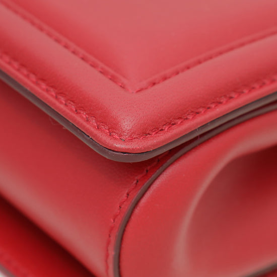 Dolce & Gabbana Red Devotion Medium Flap Chain Bag