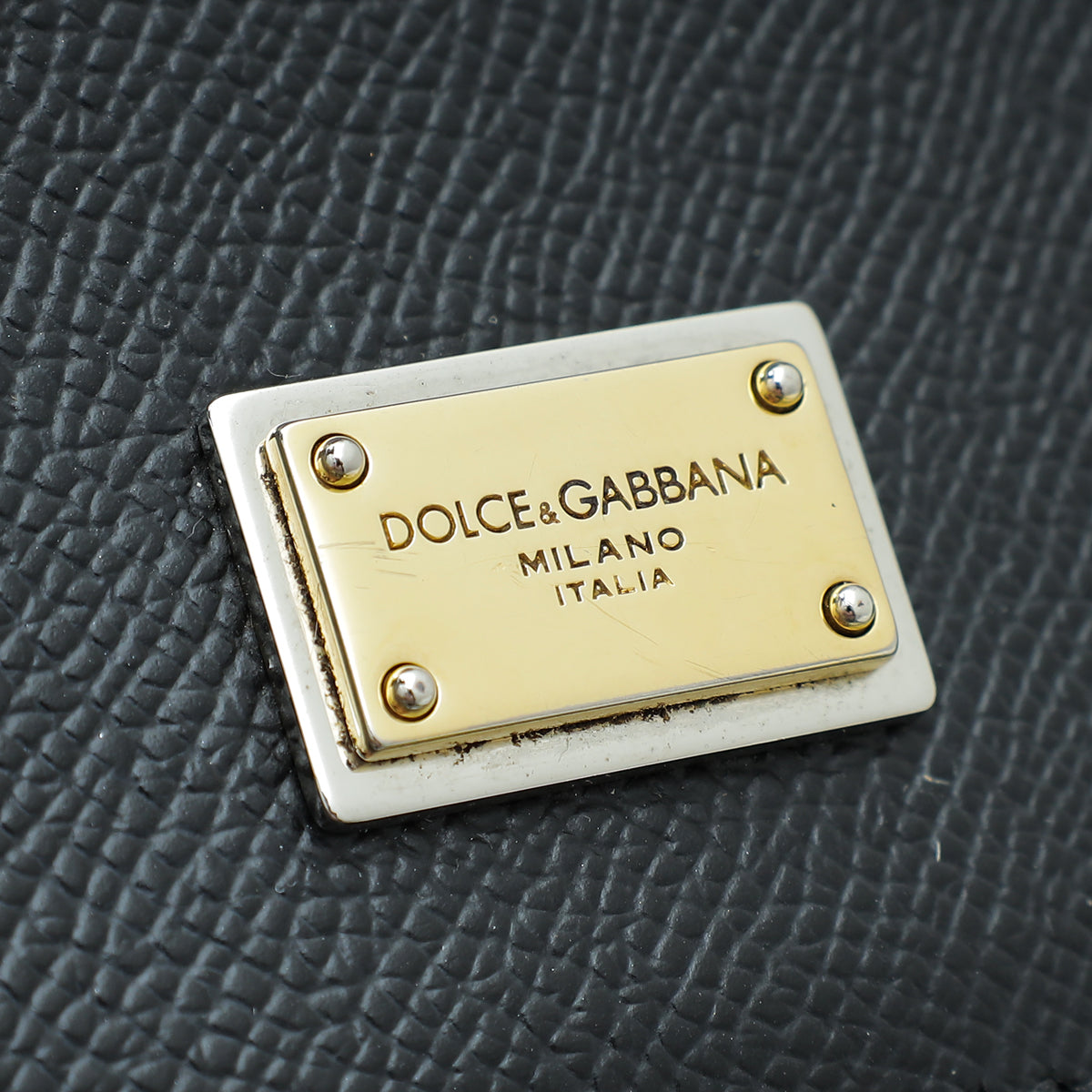 Dolce & Gabbana Black Dauphine Sicily Medium Bag – The Closet