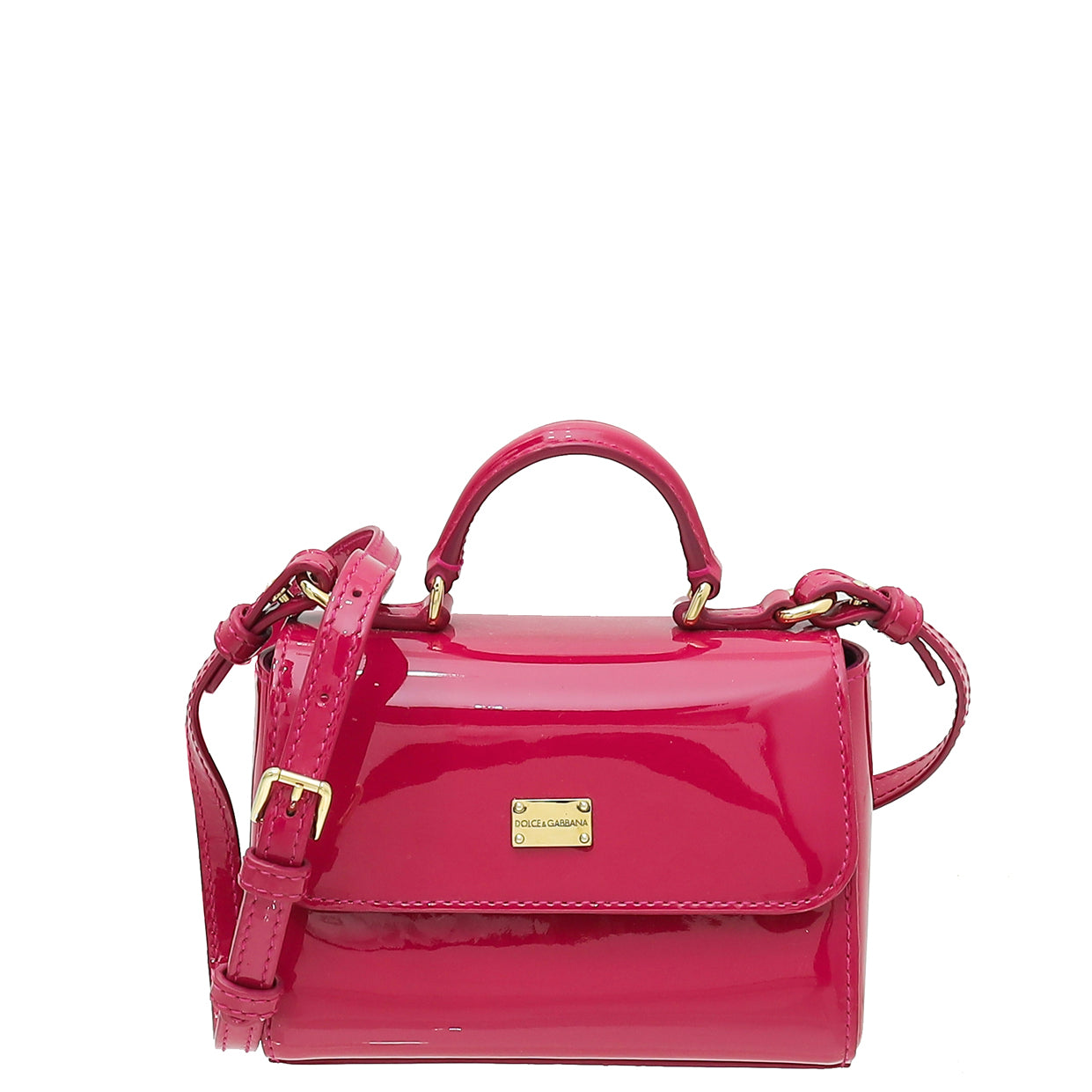 Dolce & Gabbana Pink Fuchsia Top Handle Mini Bag-Dolce & Gabbana-THE CLOSET