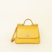Dolce & Gabbana Yellow Sicily Medium Bag