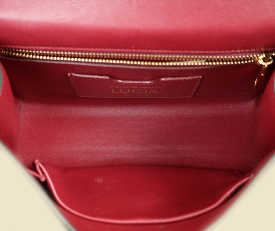 Dolce & Gabbana Black Iguana Print Lucia Bag