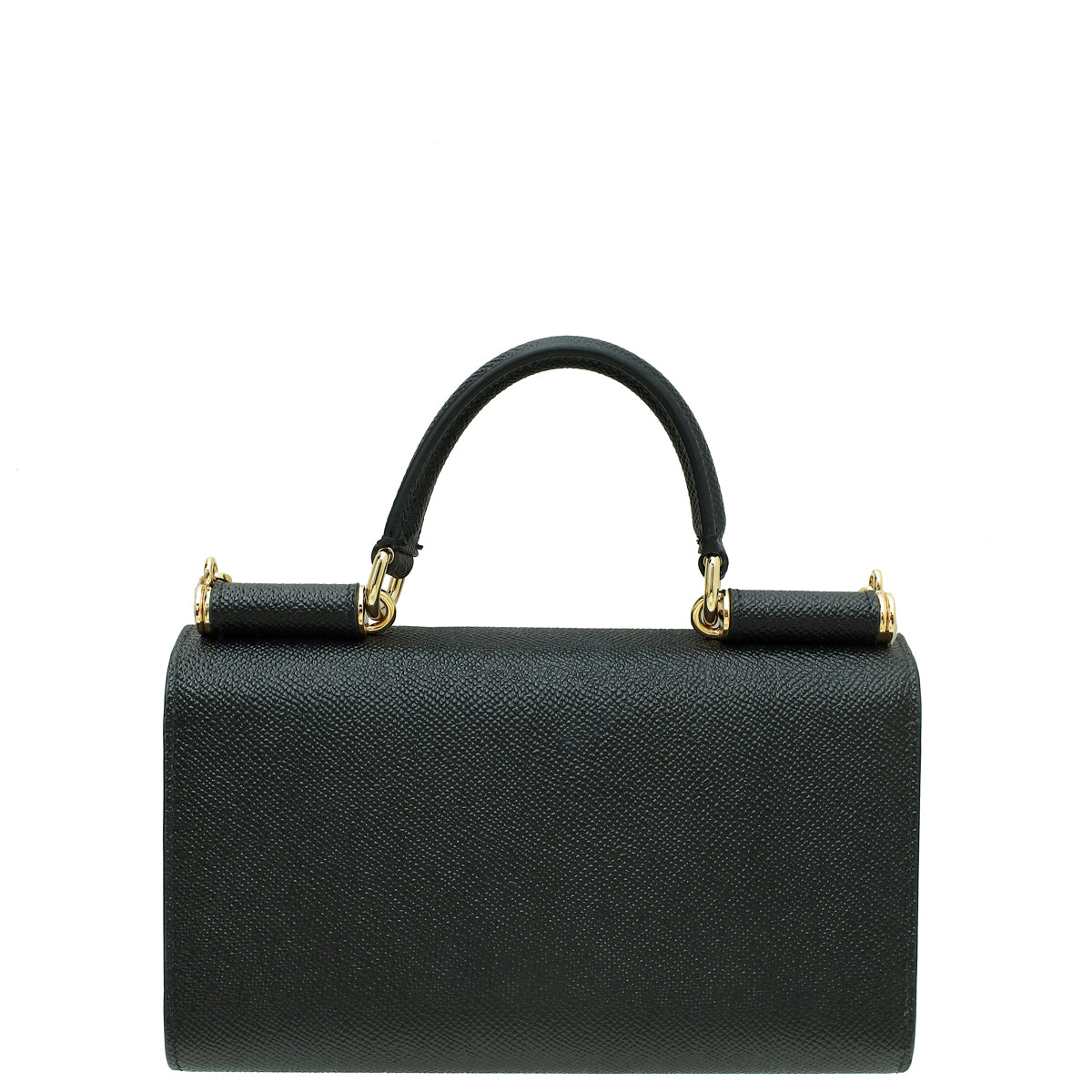 Dolce & Gabbana Black Miss Sicily Von Phone Bag