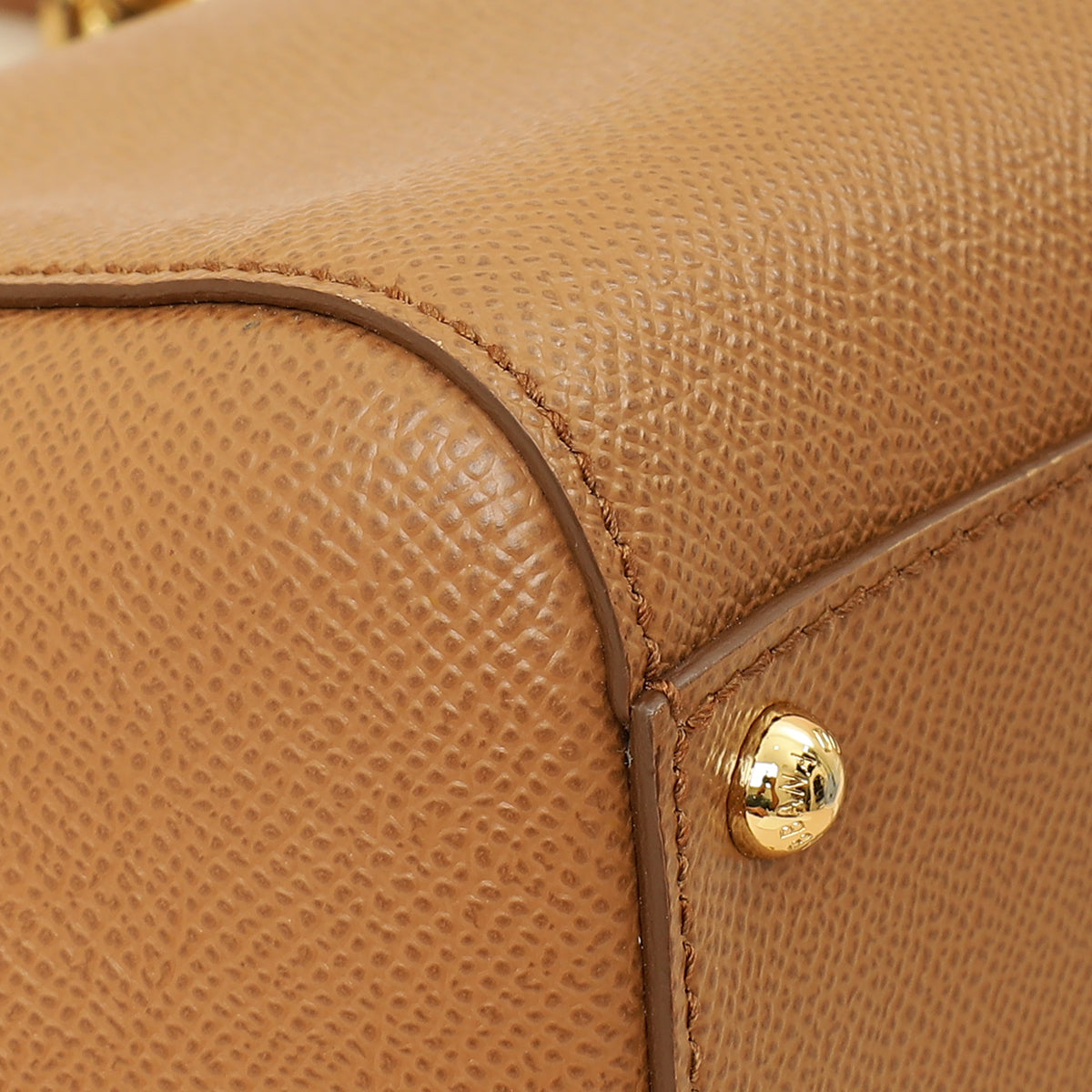 Dolce & Gabbana Brown Sicily Dauphine Medium Flap Bag-Dolce & Gabbana-THE CLOSET