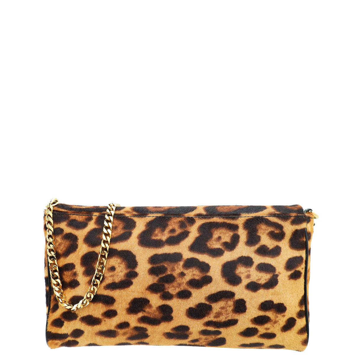 Dolce & Gabbana Bicolor Leopard Calf Hair Miss Charles Flap Bag-Dolce & Gabbana-THE CLOSET