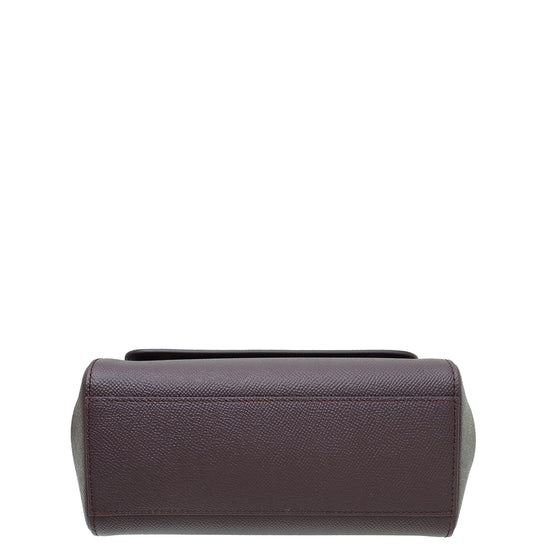 Dolce & Gabbana Aubergine Dauphine Small Sicily Bag