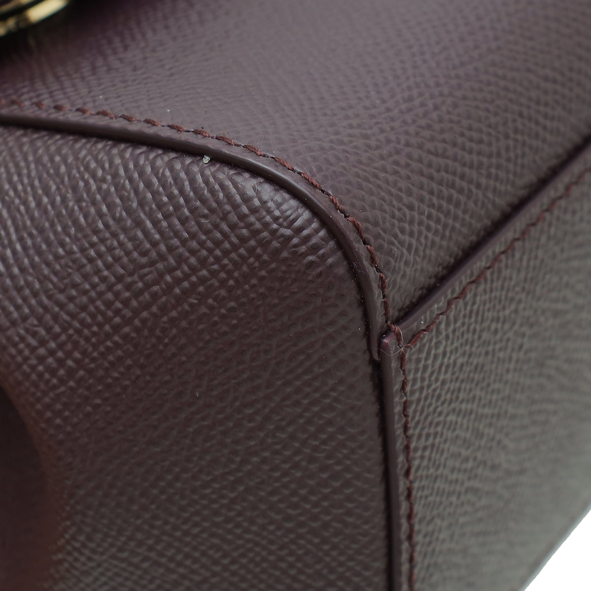 Dolce & Gabbana Aubergine Dauphine Small Sicily Bag