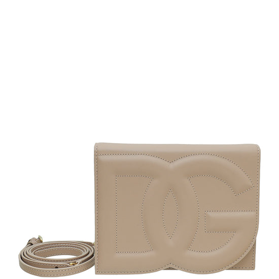 Dolce & Gabbana Cipria DG Logo Crossbody Bag