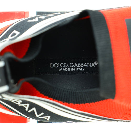 Dolce & Gabbana Bicolor PortobelLo Slip On Mesh Sneaker 37