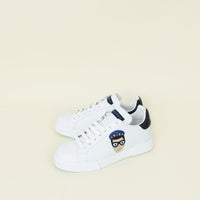 Dolce & Gabbana White Portofino Low Top Sneaker 37.5