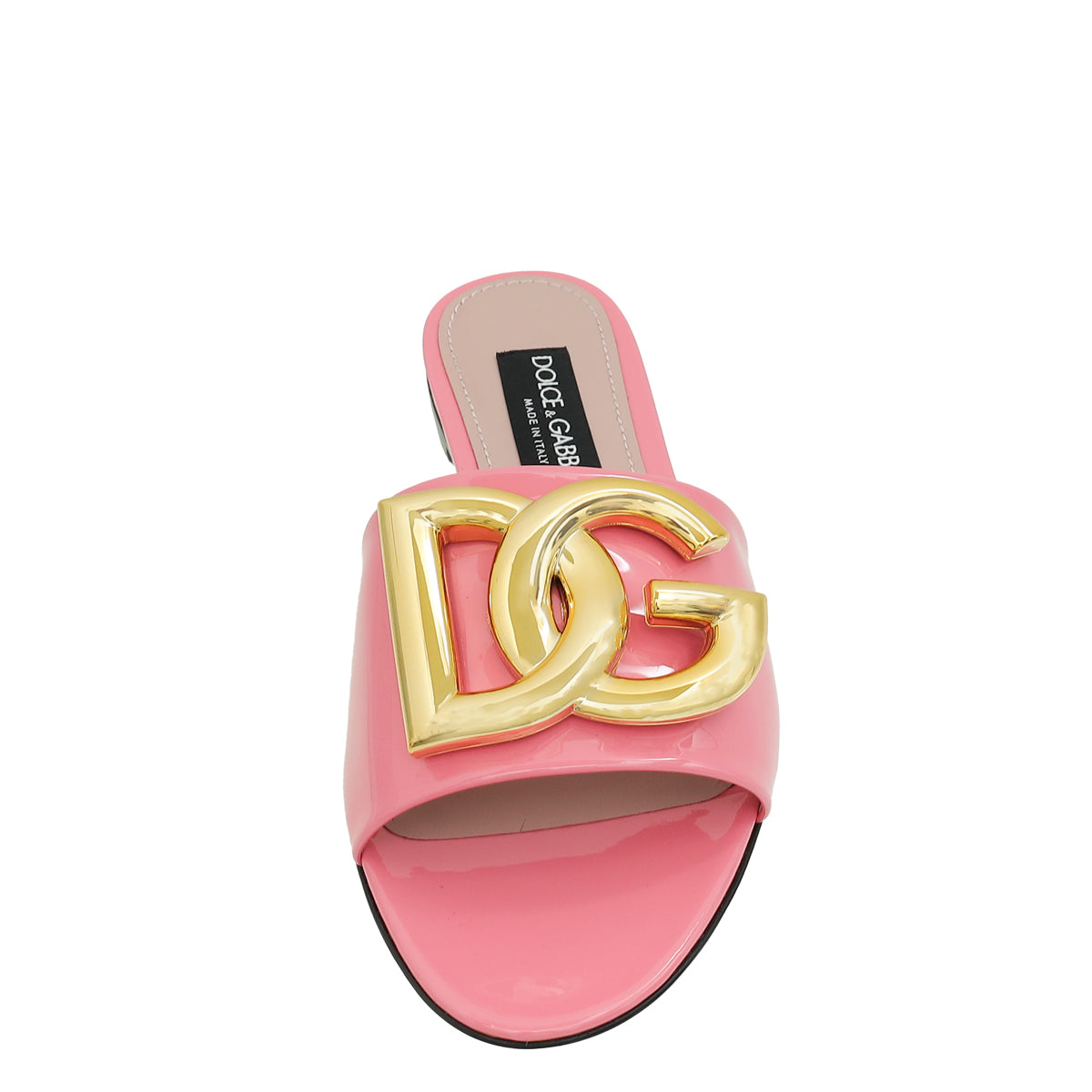 Dolce & Gabbana Pink DG Logo Slide Sandals 38-Dolce & Gabbana-THE CLOSET