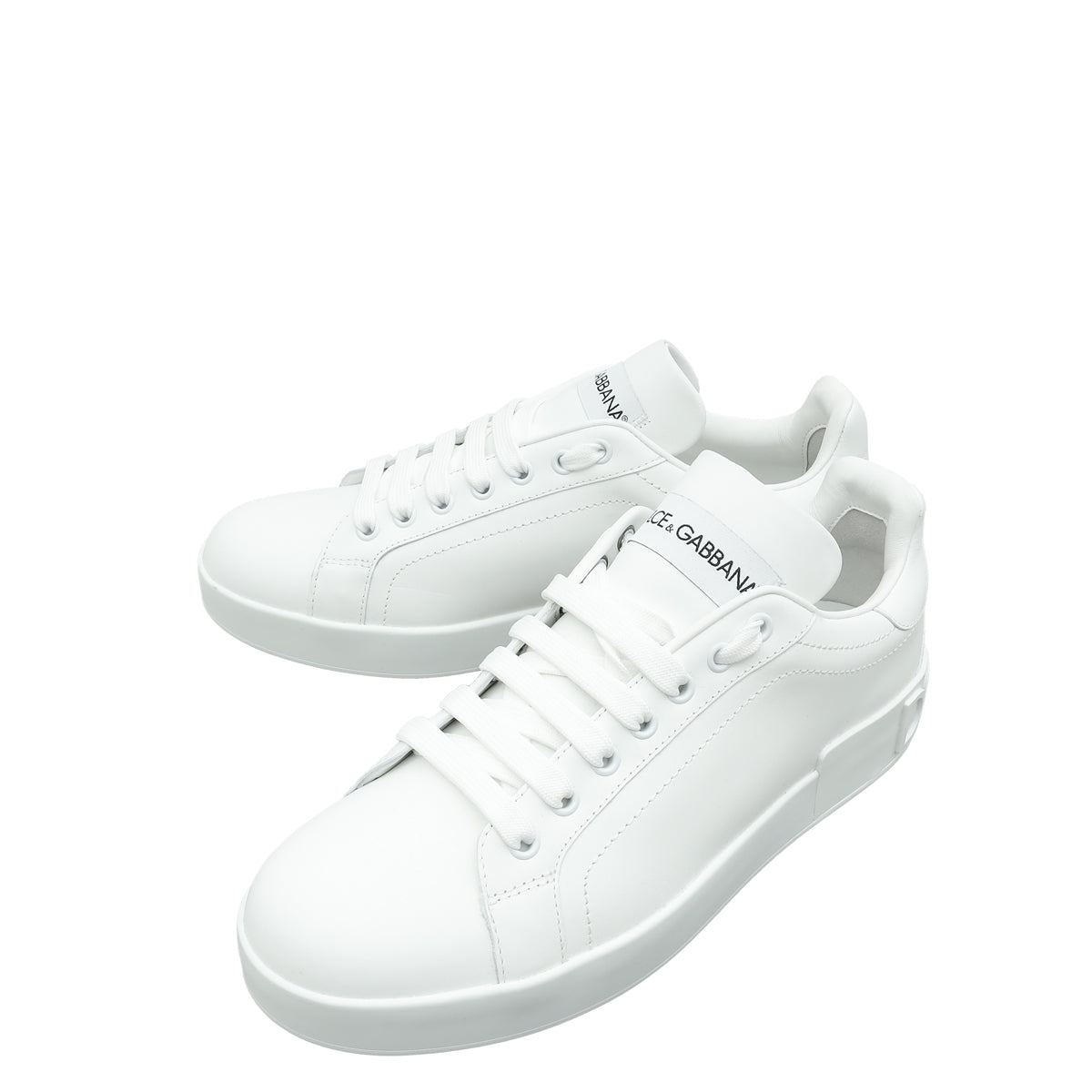 Dolce & Gabbana White Portofino Sneakers 40