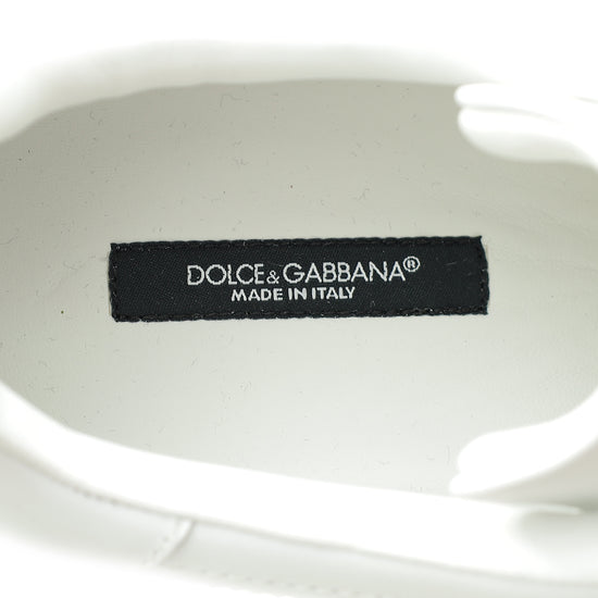 Dolce & Gabbana White Portofino Sneakers 9.5