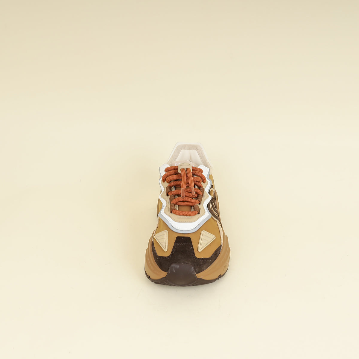 Dolce & Gabbana Brown Multicolor DG Logo Daymaster Sneakers 36-Dolce & Gabbana-THE CLOSET