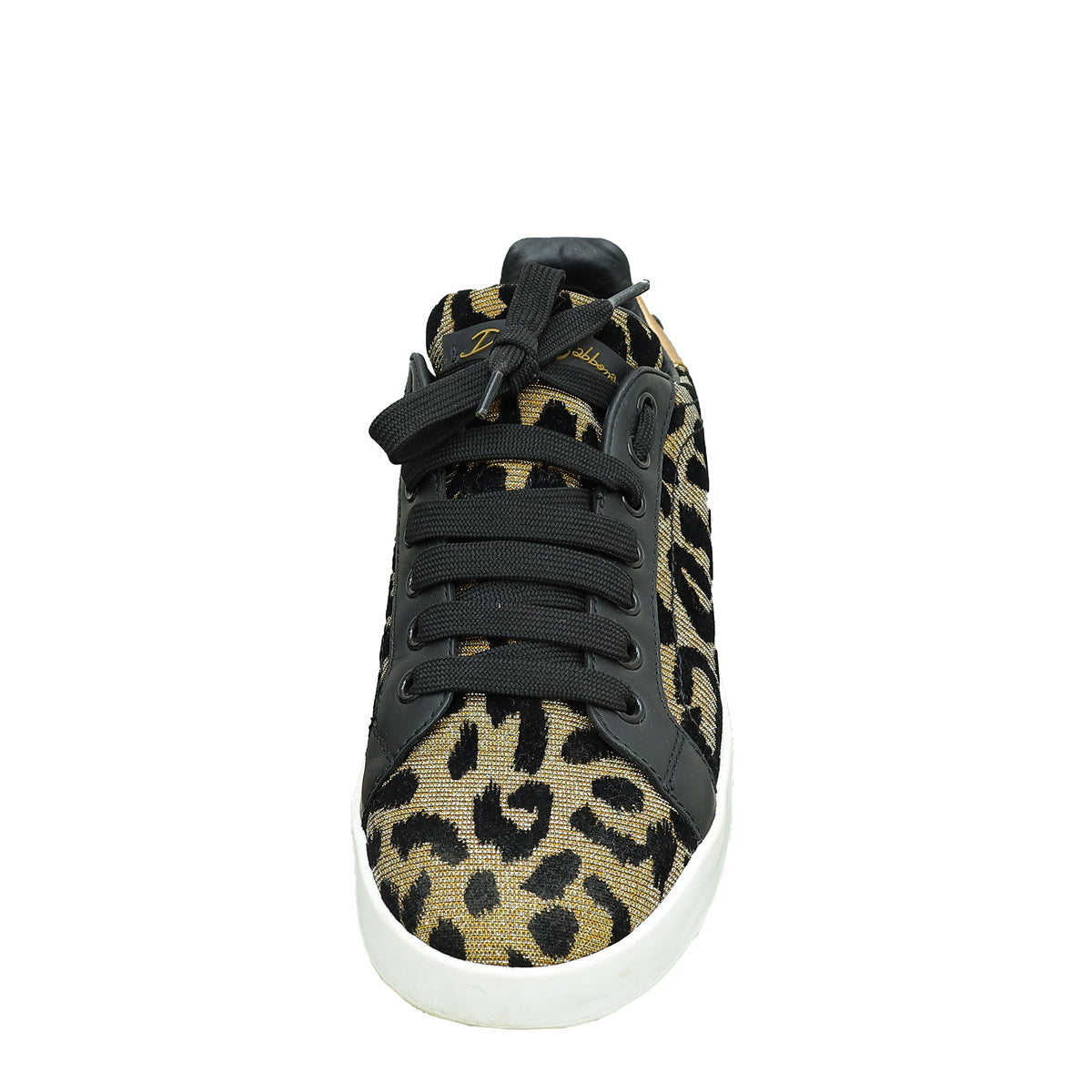 Dolce & Gabbana Multicolor Leopard Print Portofino Sneaker 37-Dolce & Gabbana-THE CLOSET