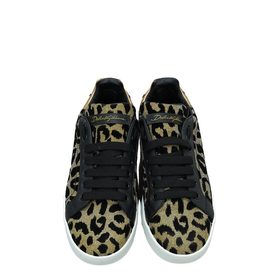 Dolce e amp; 2024 gabbana leopard sneakers