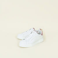 Dolce & Gabbana Bicolor Portofino Pearl Sneakers 37