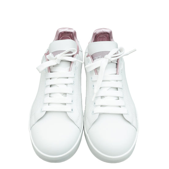 Dolce & Gabbana Bicolor Portofino Sneakers 38-Dolce & Gabbana-THE CLOSET